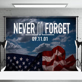 Aperturee - Usa Flag Never Forget 09 11 01 Condolences Backdrop